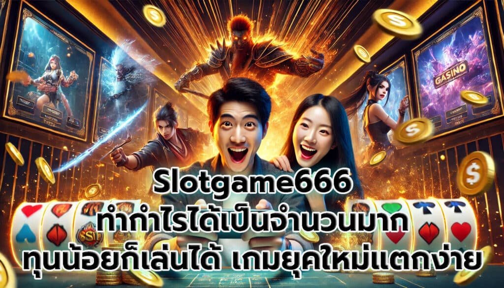 Slotgame666 ทำกำไรได้เป็นจำนวนมาก ทุนน้อยก็เล่นได้ เกมยุคใหม่ แตกง่าย-7